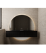 Gliss Design Half Ronde Badkamerspiegel Lios 180cm met Dimbaar LED verlichting en verwarming