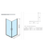 Gliss Magus Chroom Douchecabine met Dubbele draaideur 80 x 80 x 190 cm 6mm Veiligheidsglas met Antikalk