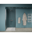 Gliss Magus Chroom Douchecabine met Dubbele draaideur 80 x 80 x 190 cm 6mm Veiligheidsglas met Antikalk