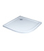 Gliss Kwartronde Douchebak Laag Dhalia 90x90x5 cm Acryl Wit
