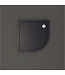 GLISS DESIGN Gliss Kwartronde Douchebak Zwart Laag Neo 90x90x3 cm Marble