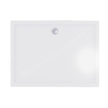 Gliss Uno Douchebak Wit Laag 120x90 Cast Marble 3cm