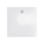 Gliss Uno Douchebak Wit Laag 80x80 Cast Marble 3cm