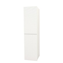 Badkamerkast Ribbelfront Elite Mat Wit 160cm 2 Greeploos deuren Softclose