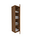 Badkamerkast Ribbelfront Elite Walnoot 160cm 2 Greeploos deuren Softclose