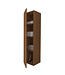 Badkamerkast Ribbelfront Elite Walnoot 160cm 2 Greeploos deuren Softclose