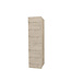 Badkamerkast Ribbelfront Elite Licht Hout 135cm 2 Greeploos deuren Softclose