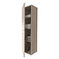 ALONI Badkamerkast Ribbelfront Elite Licht Hout 135cm 2 Greeploos deuren Softclose