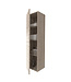 ALONI Badkamerkast Ribbelfront Elite Licht Hout 135cm 2 Greeploos deuren Softclose