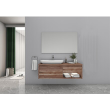 Badkamermeubel Ares Garda Walnoot 120cm met Topblad