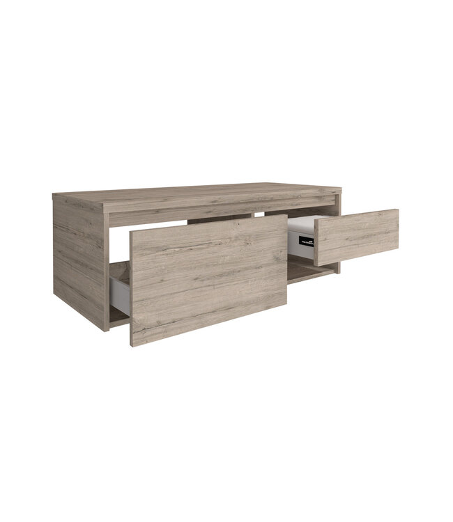 ALONI Badkamermeubel Ares Garda Walnoot 120cm met Topblad