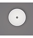 Waskom Leto Glans Wit 40x15 cm Rond Solid Marmo