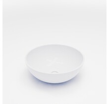 Waskom Leto Glans Wit 40x15 cm Rond Solid Marmo
