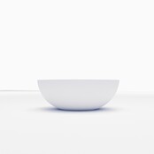 Waskom Leto Mat Wit 40x15 cm Rond Solid Marmo