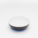 Waskom Leto Zwart-Wit Mat 40x15 cm Rond Solid Marmo