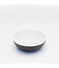 Waskom Leto Zwart-Wit Mat 40x15 cm Rond Solid Marmo