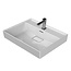 ALONI Aloni Keramische Wastafel 60x48x10 cm Sharp Glans Wit met kraangat