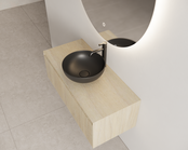 Timotheus Wastafelonderkast Ribbelfront Corn Silk 100 cm