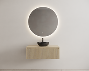 Timotheus Wastafelonderkast Ribbelfront Corn Silk 100 cm