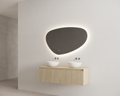 Timotheus Wastafelonderkast Ribbelfront Corn Silk 120 cm 1 lade