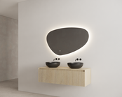 Timotheus Wastafelonderkast Ribbelfront Corn Silk 120 cm 1 lade