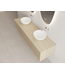 GLISS DESIGN Timotheus Wastafelonderkast Ribbelfront Corn Silk 200 cm 2 lades