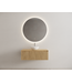 Timotheus Wastafelonderkast Ribbelfront Castle Brown 100 cm