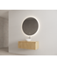 Timotheus Wastafelonderkast Ribbelfront Castle Brown 100 cm