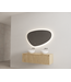 Timotheus Wastafelonderkast Ribbelfront Castle Brown 140 cm 1 lade