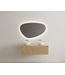Timotheus Wastafelonderkast Ribbelfront Castle Brown 140 cm 1 lade