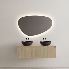 Timotheus Wastafelonderkast Ribbelfront Corn Silk 120 cm 2 lades