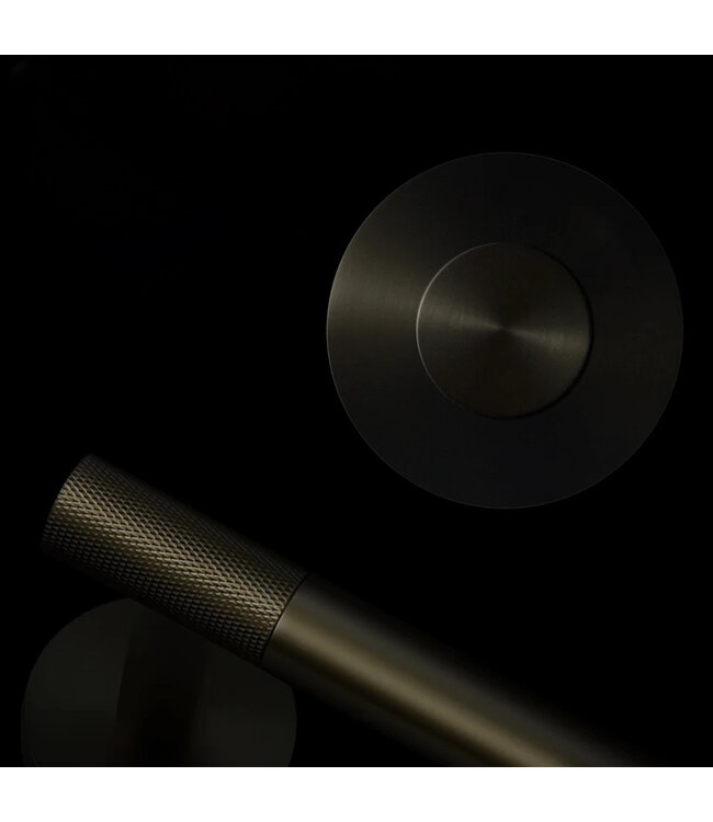 Toilet Accessoires set Ribbed Lux Geborsteld Goud Toiletborstelhouder Reserverolhouder Toiletrolhouder handdoekhaak