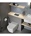 TECEONE Hangtoilet met Bidet Koud (TECE 9700201) Stroomloos bidetdouche  excl. wc-bril
