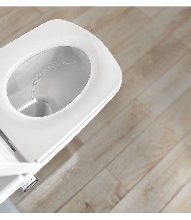 TECEONE Hangtoilet met Bidet Koud (TECE 9700201) Stroomloos bidetdouche  excl. wc-bril