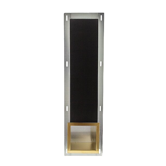 Inbouw Toiletrolhouder Geborsteld Goud 66x14x12cm Reserverolhouder RVS Inbouw Toiletrolhouder Geborsteld Goud 66x14x12cm Reserverolhouder RVS