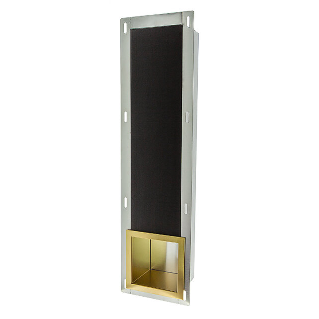Inbouw Toiletrolhouder Geborsteld Goud 66x14x12cm Reserverolhouder RVS Inbouw Toiletrolhouder Geborsteld Goud 66x14x12cm Reserverolhouder RVS