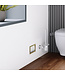 Inbouw Toiletrolhouder Geborsteld Goud 66x14x12cm Reserverolhouder RVS