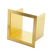 Inbouw Toiletrolhouder Geborsteld Goud 66x14x12cm Reserverolhouder RVS Inbouw Toiletrolhouder Geborsteld Goud 66x14x12cm Reserverolhouder RVS