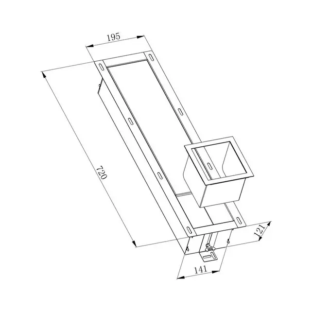 Inbouw Toiletrolhouder Geborsteld Koper 66x14x12cm Reserverolhouder RVS