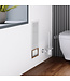 Inbouw Toiletrolhouder Geborsteld Koper 66x14x12cm Reserverolhouder RVS
