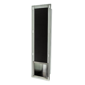 Inbouw Toiletrolhouder Gun Metal 66x14x12cm Reserverolhouder RVS