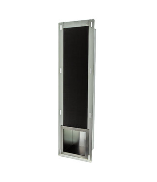 ALONI Inbouw Toiletrolhouder Gun Metal 66x14x12cm Reserverolhouder RVS
