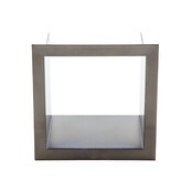 Inbouw Toiletrolhouder Gun Metal 66x14x12cm Reserverolhouder RVS