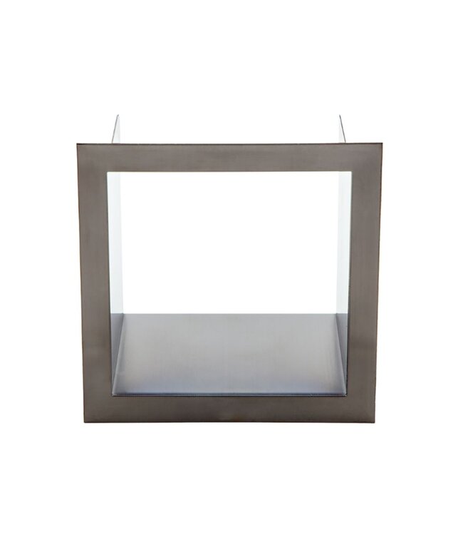 ALONI Inbouw Toiletrolhouder Gun Metal 66x14x12cm Reserverolhouder RVS