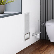 Inbouw Toiletrolhouder RVS 66x14x12cm Reserverolhouder RVS
