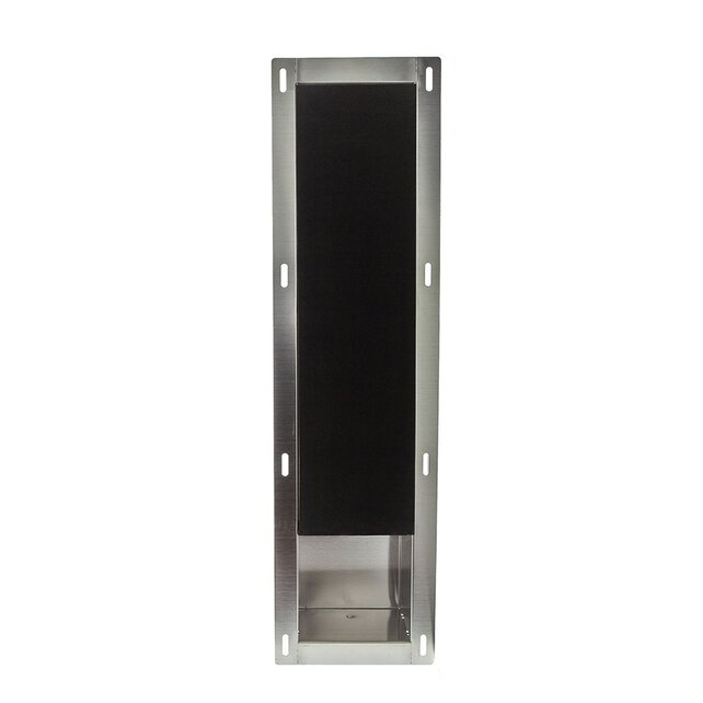Inbouw Toiletrolhouder Mat Zwart 66x14x12cm Reserverolhouder RVS Inbouw Toiletrolhouder Mat Zwart 66x14x12cm Reserverolhouder RVS