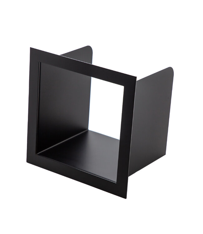 Inbouw Toiletrolhouder Mat Zwart 66x14x12cm Reserverolhouder RVS