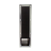 Inbouw Toiletrolhouder Mat Zwart 66x14x12cm Reserverolhouder RVS Inbouw Toiletrolhouder Mat Zwart 66x14x12cm Reserverolhouder RVS