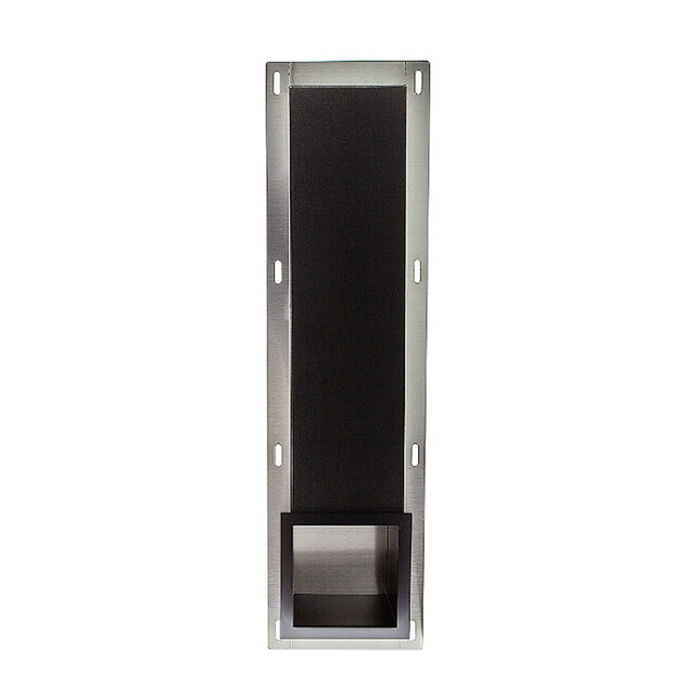 Inbouw Toiletrolhouder Mat Zwart 66x14x12cm Reserverolhouder RVS Inbouw Toiletrolhouder Mat Zwart 66x14x12cm Reserverolhouder RVS