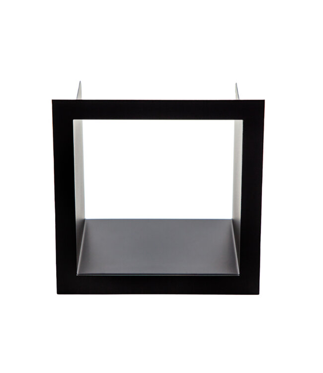 Inbouw Toiletrolhouder Mat Zwart 66x14x12cm Reserverolhouder RVS